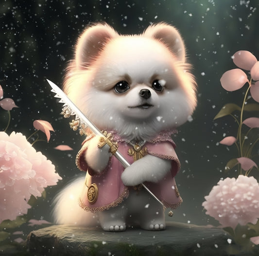 Pomeranian Dog | Diamond Painting