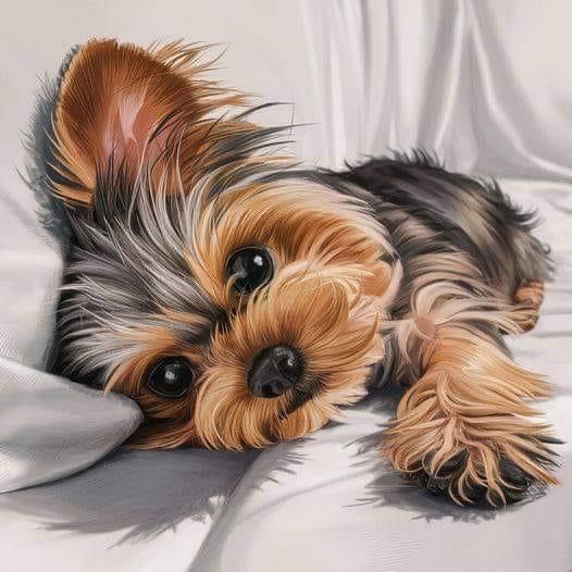 Dog Yorkie | Diamond Painting