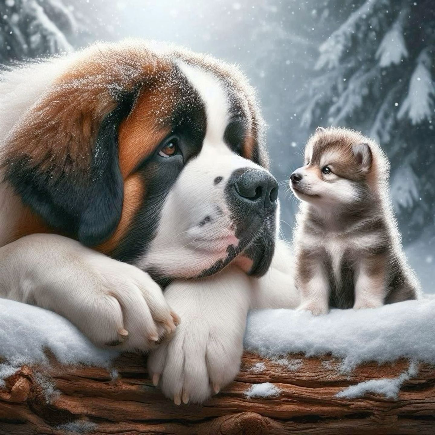 Saint Bernard Dog | Diamond Painting