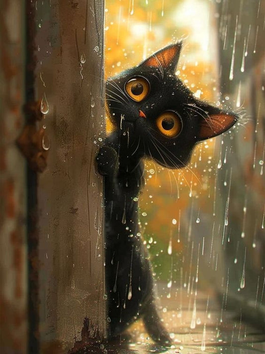 Raining Cat and Dog | Diamond Painting