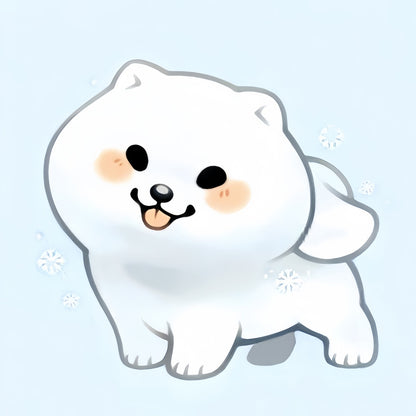 Samoyed Dog | Diamond Painting