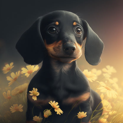 Dog Dachshund | Diamond Painting
