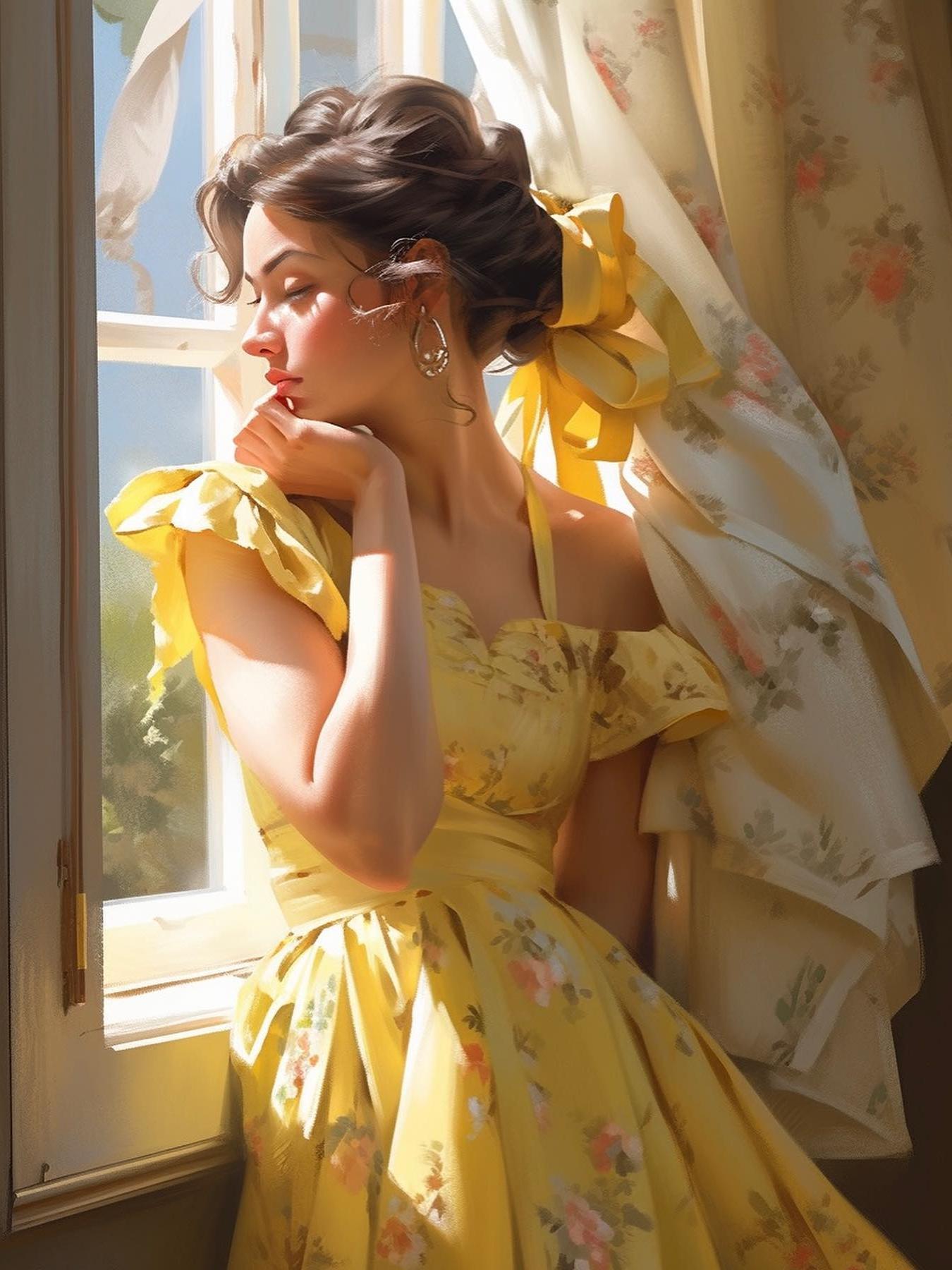 Beautiful Girl | Diamond Painting