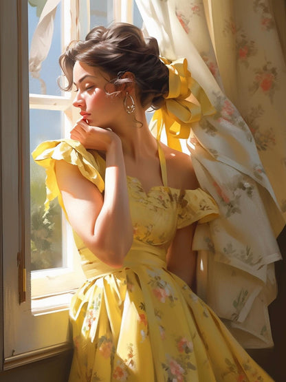 Beautiful Girl | Diamond Painting