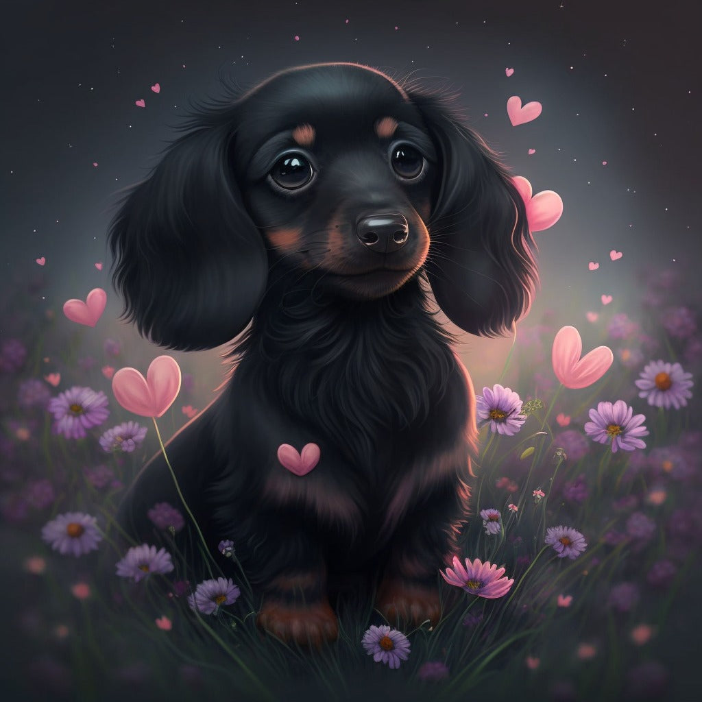 Dog Dachshund | Diamond Painting