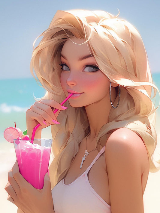 Beautiful Girl | Diamond Painting