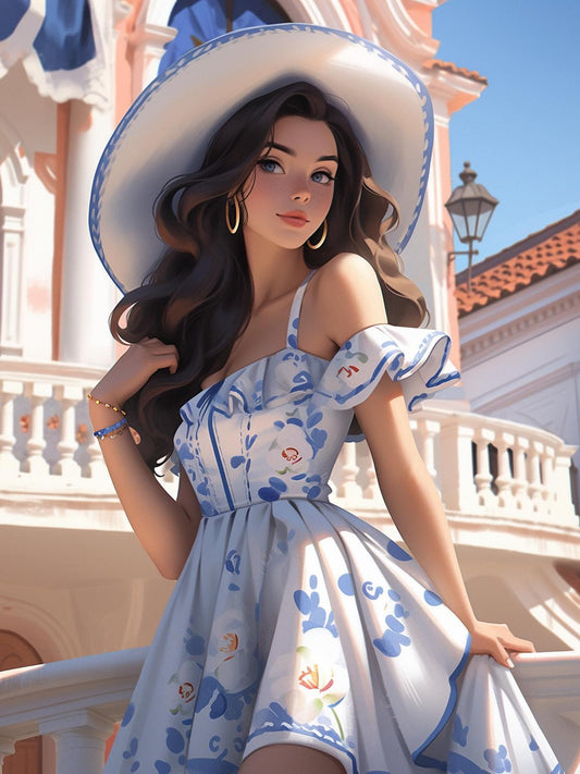 Beautiful Girl | Diamond Painting