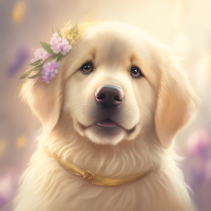 Golden Retriever Dog | Diamond Painting