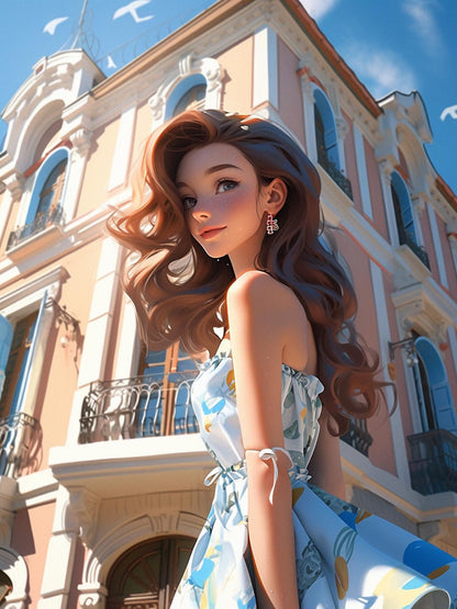 Beautiful Girl | Diamond Painting