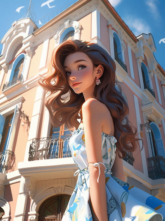 Beautiful Girl | Diamond Painting
