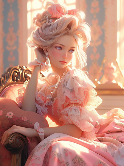 Beautiful Girl | Diamond Painting