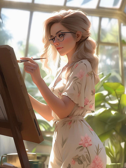 Beautiful Girl | Diamond Painting