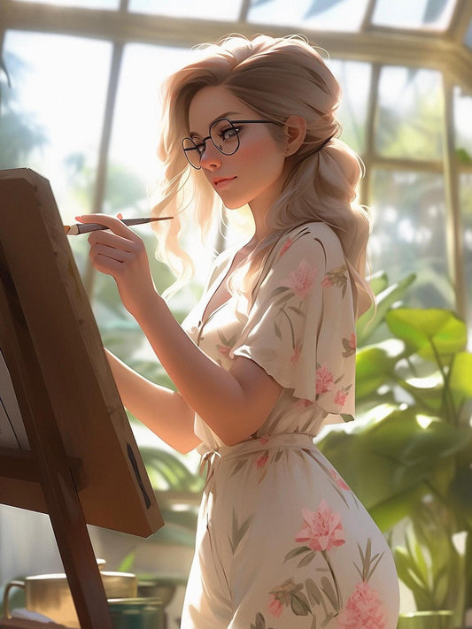 Beautiful Girl | Diamond Painting