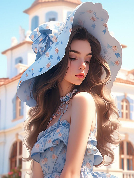 Beautiful Girl | Diamond Painting