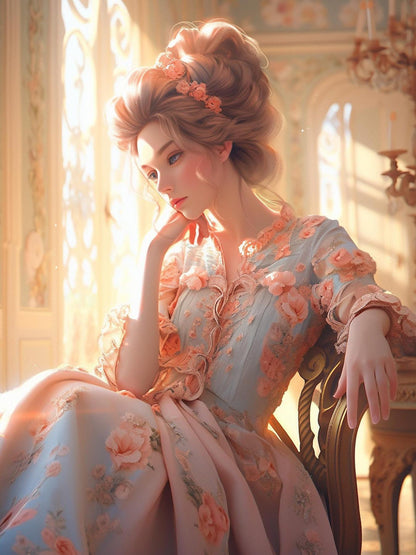 Beautiful Girl | Diamond Painting