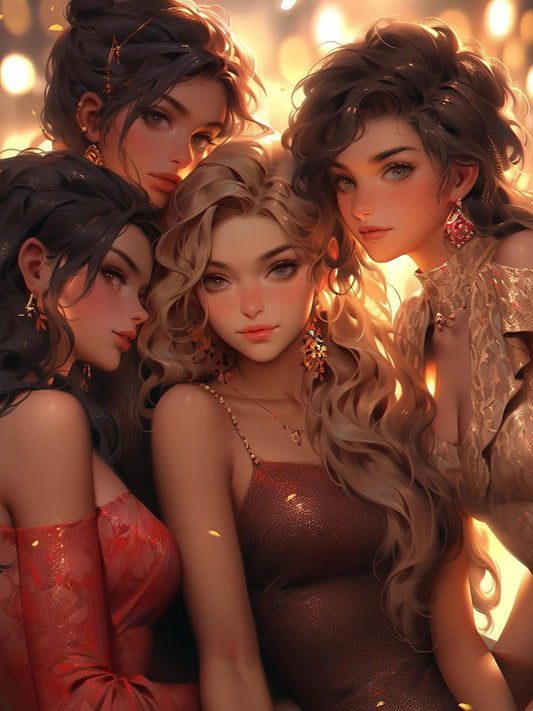 Beautiful Girl | Diamond Painting