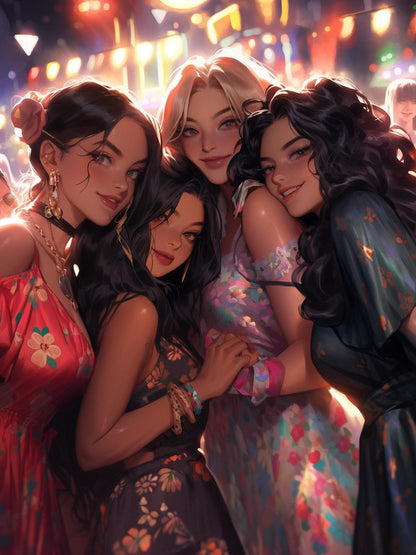 Beautiful Girl | Diamond Painting