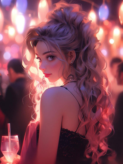 Beautiful Girl | Diamond Painting