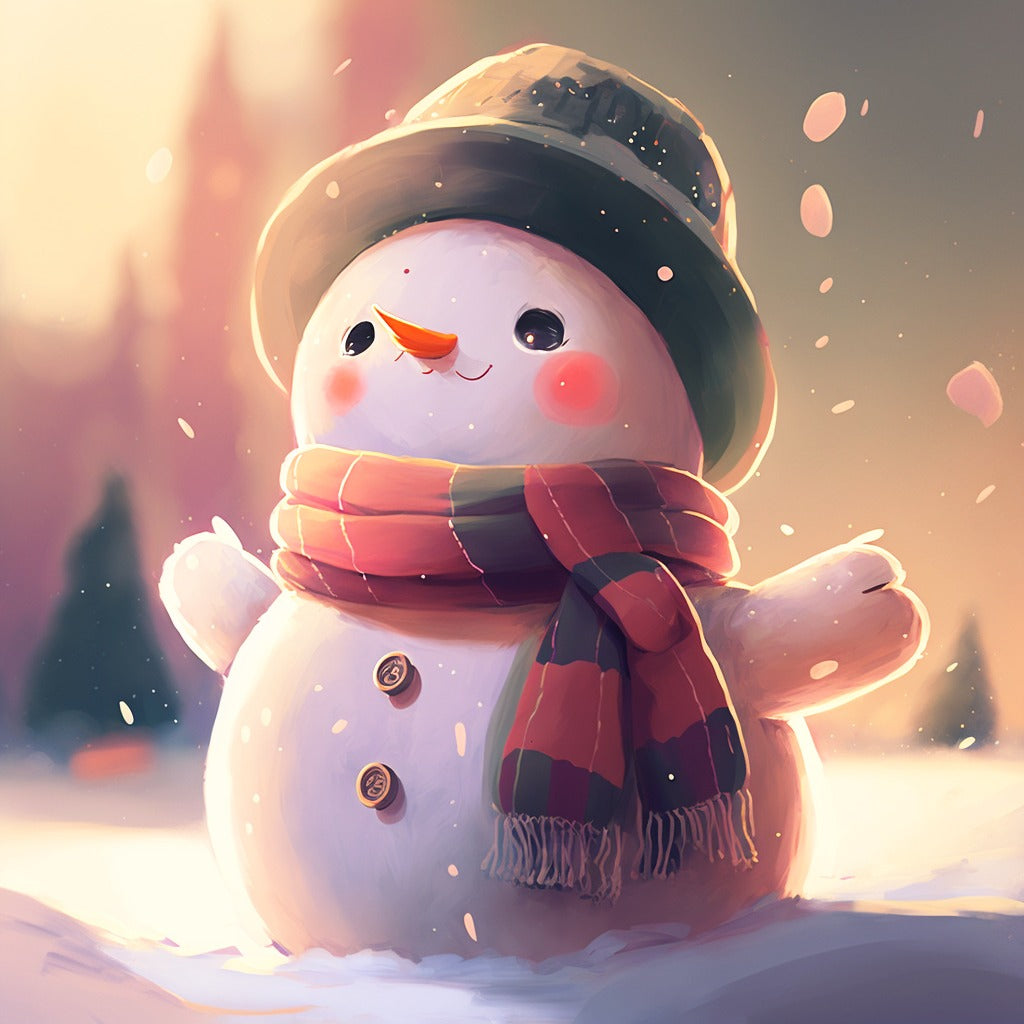 Snowman | Diamond Painting