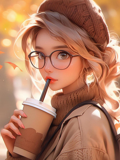 Beautiful Girl | Diamond Painting