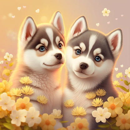 Husky Dog | Diamond Painting