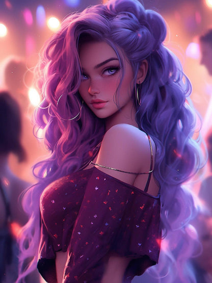 Beautiful Girl | Diamond Painting