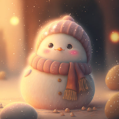 Snowman | Diamond Painting