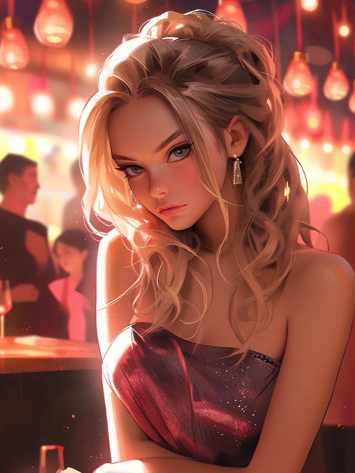 Beautiful Girl | Diamond Painting