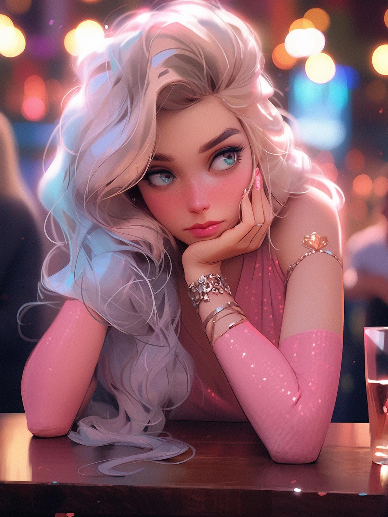 Beautiful Girl | Diamond Painting