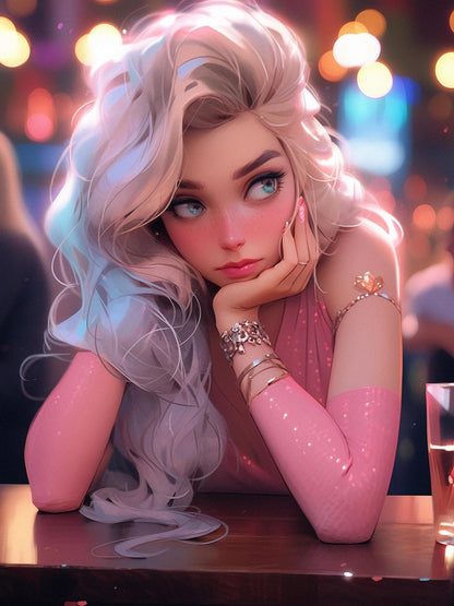 Beautiful Girl | Diamond Painting