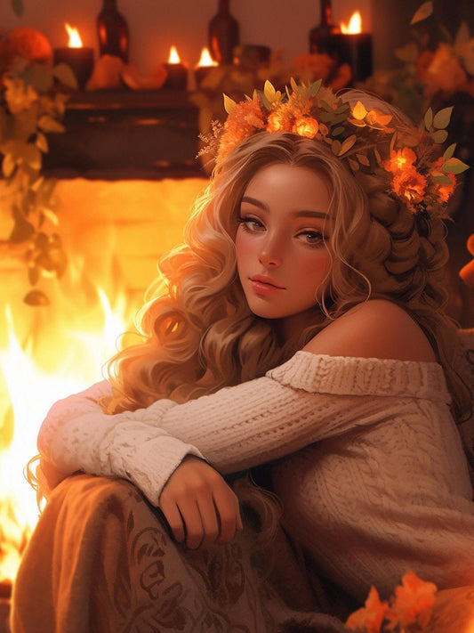 Beautiful Girl | Diamond Painting