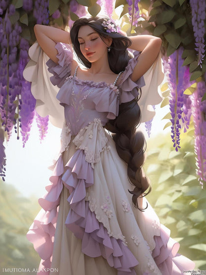 Beautiful Girl | Diamond Painting