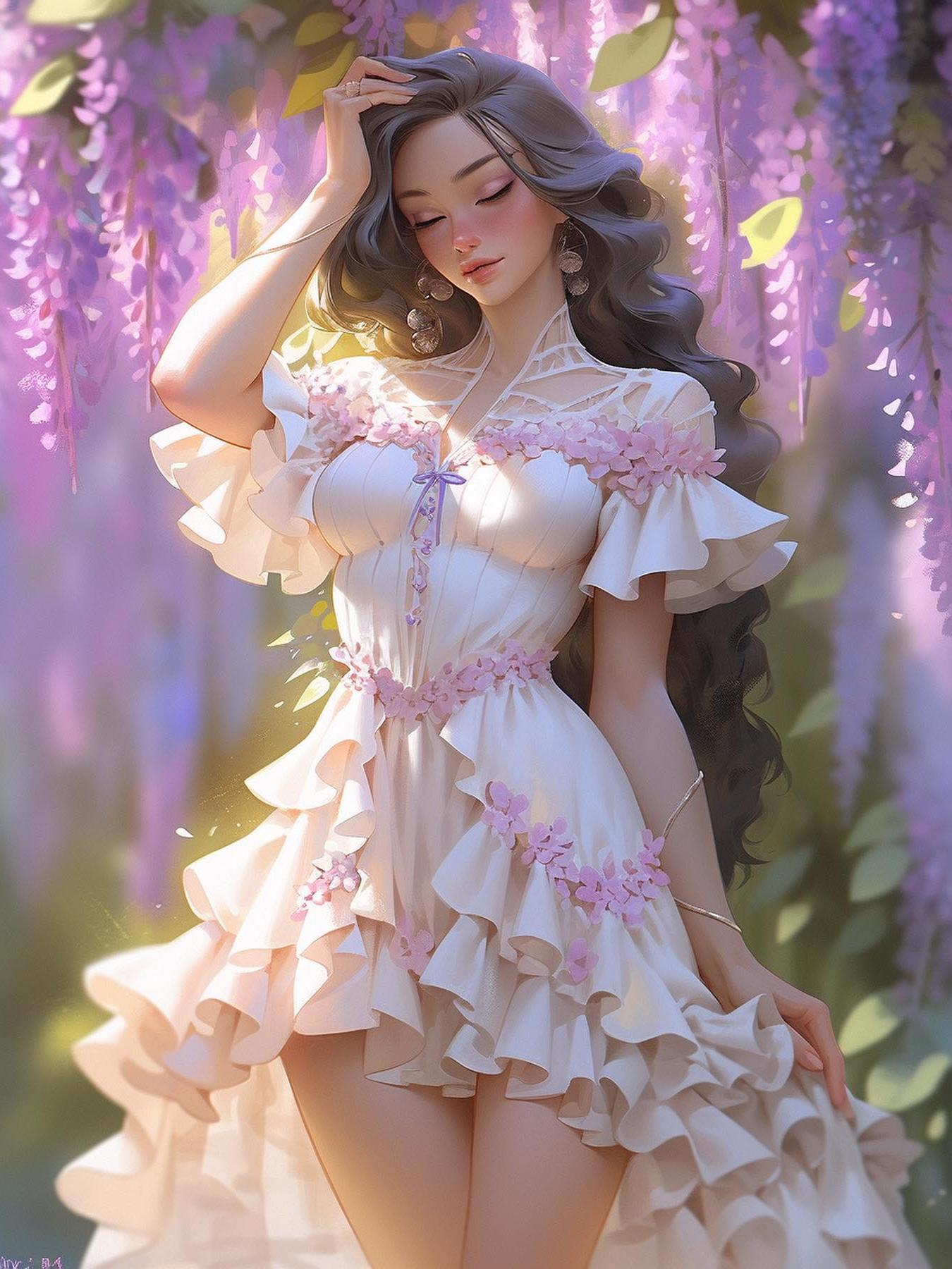 Beautiful Girl | Diamond Painting