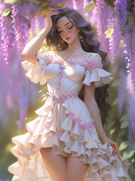 Beautiful Girl | Diamond Painting