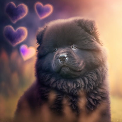 Dog Chow Chow | Diamond Painting