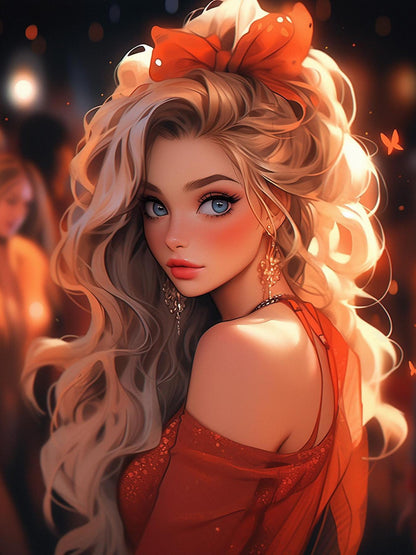 Beautiful Girl | Diamond Painting