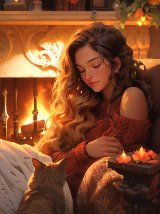 Beautiful Girl | Diamond Painting