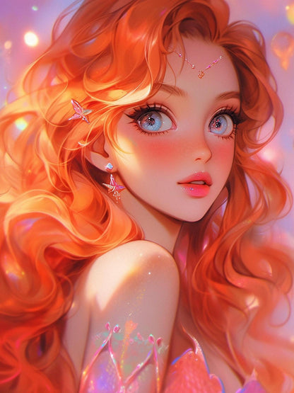 Beautiful Girl | Diamond Painting