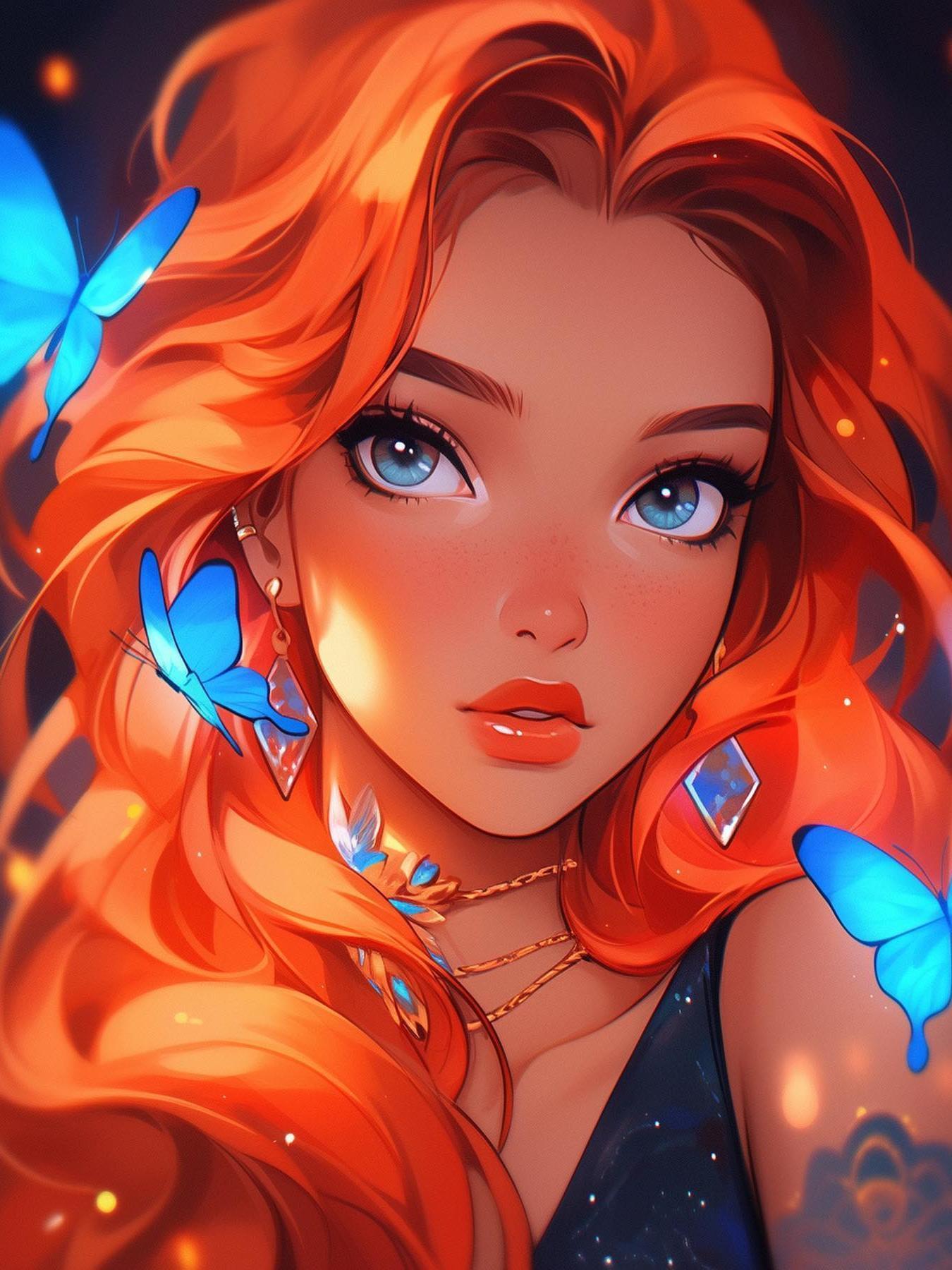 Beautiful Girl | Diamond Painting