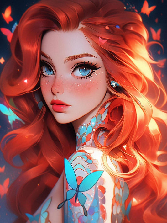 Beautiful Girl | Diamond Painting