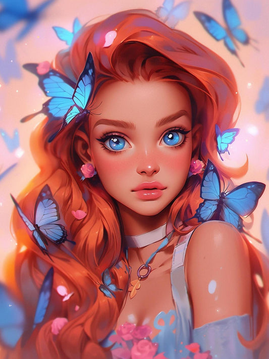 Beautiful Girl | Diamond Painting