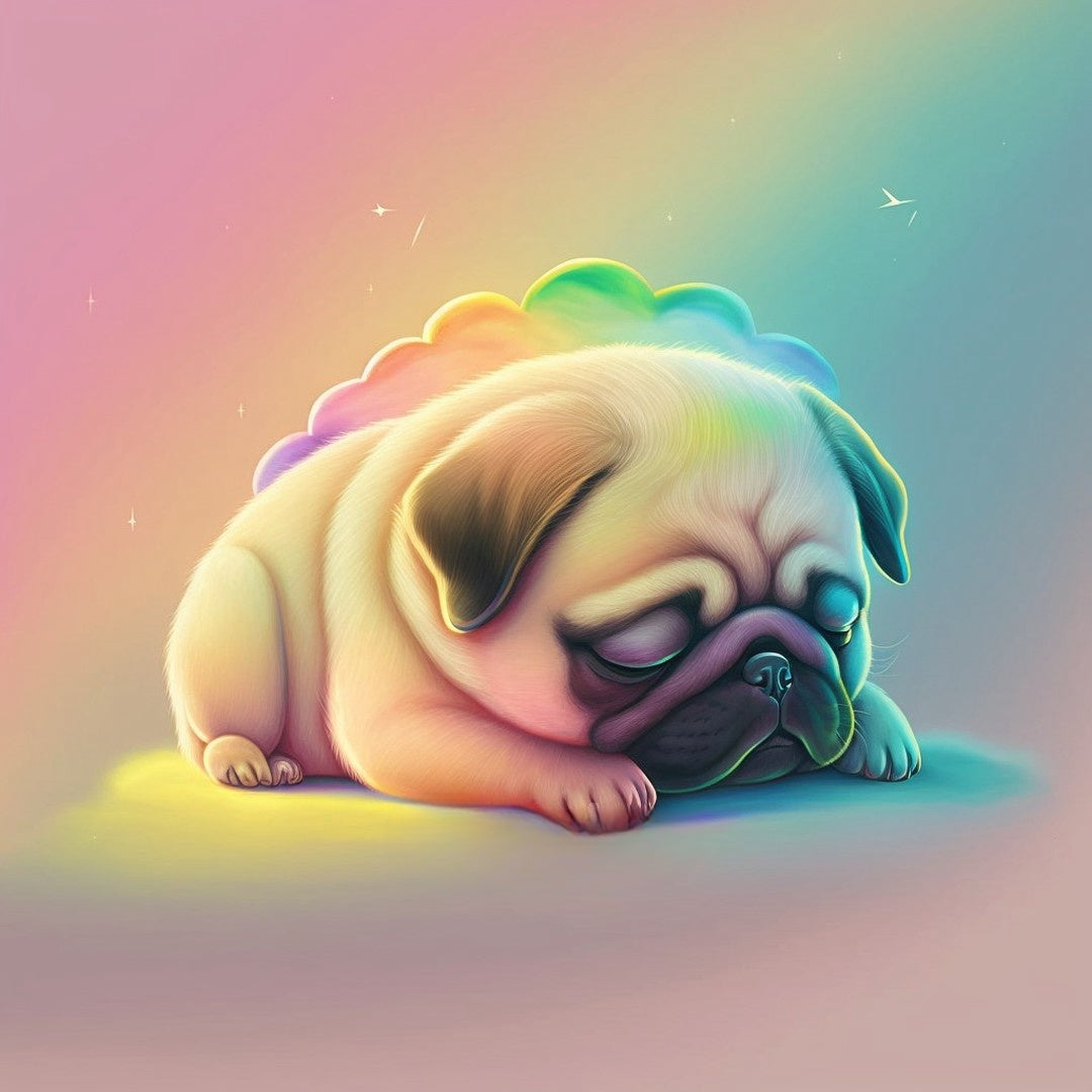 Dog Pug | Diamond Painting