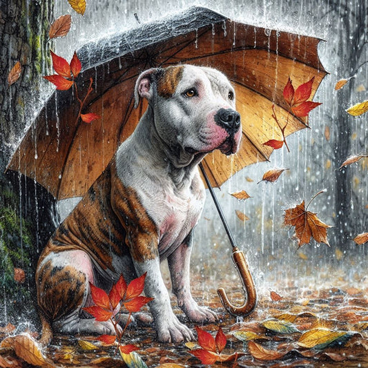 Raining Cat and Dog | Diamond Painting