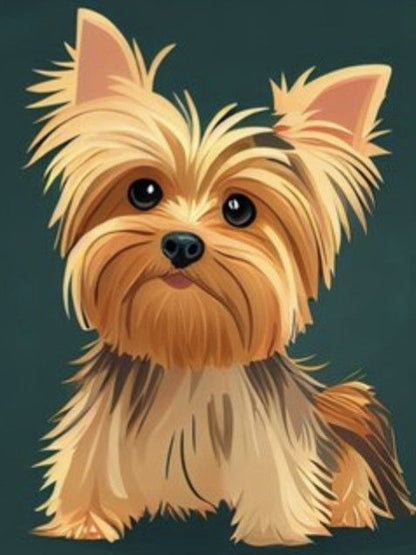 Dog Yorkie | Diamond Painting