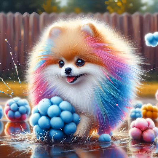 Pomeranian Dog | Diamond Painting
