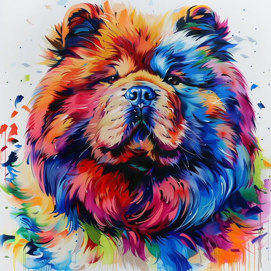 Dog Chow Chow | Diamond Painting