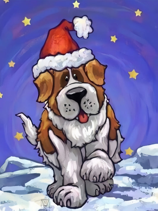 Saint Bernard Dog | Diamond Painting