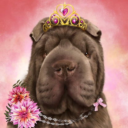 Shar Pei Dog | Diamond Painting