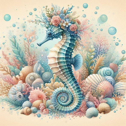 Seahorse | Diamond Painting