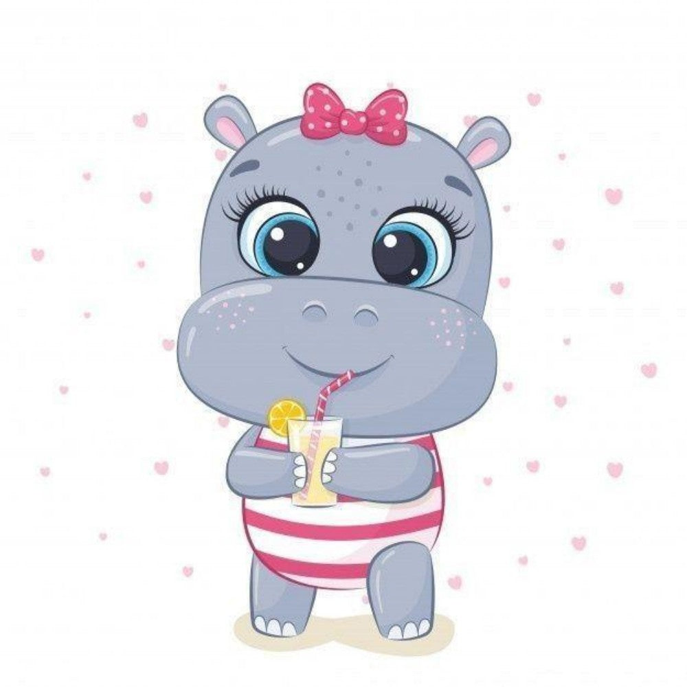 Hippo | Diamond Painting